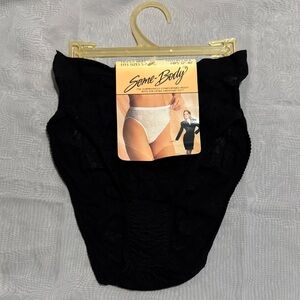 VTG Black High-Waisted Shapewear Panty